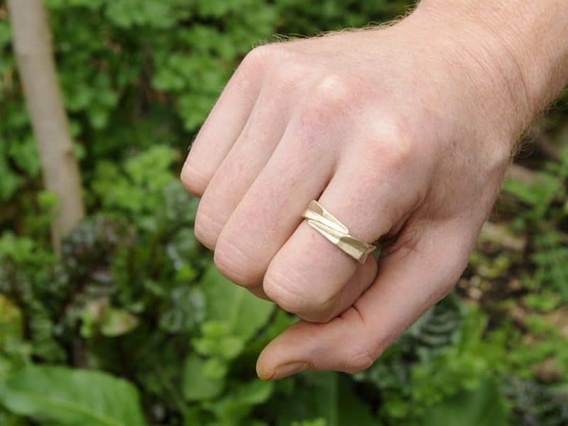 gold flax ring