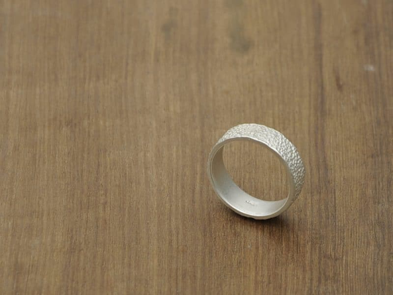 silver sand ring
