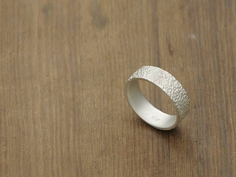 silver sand ring